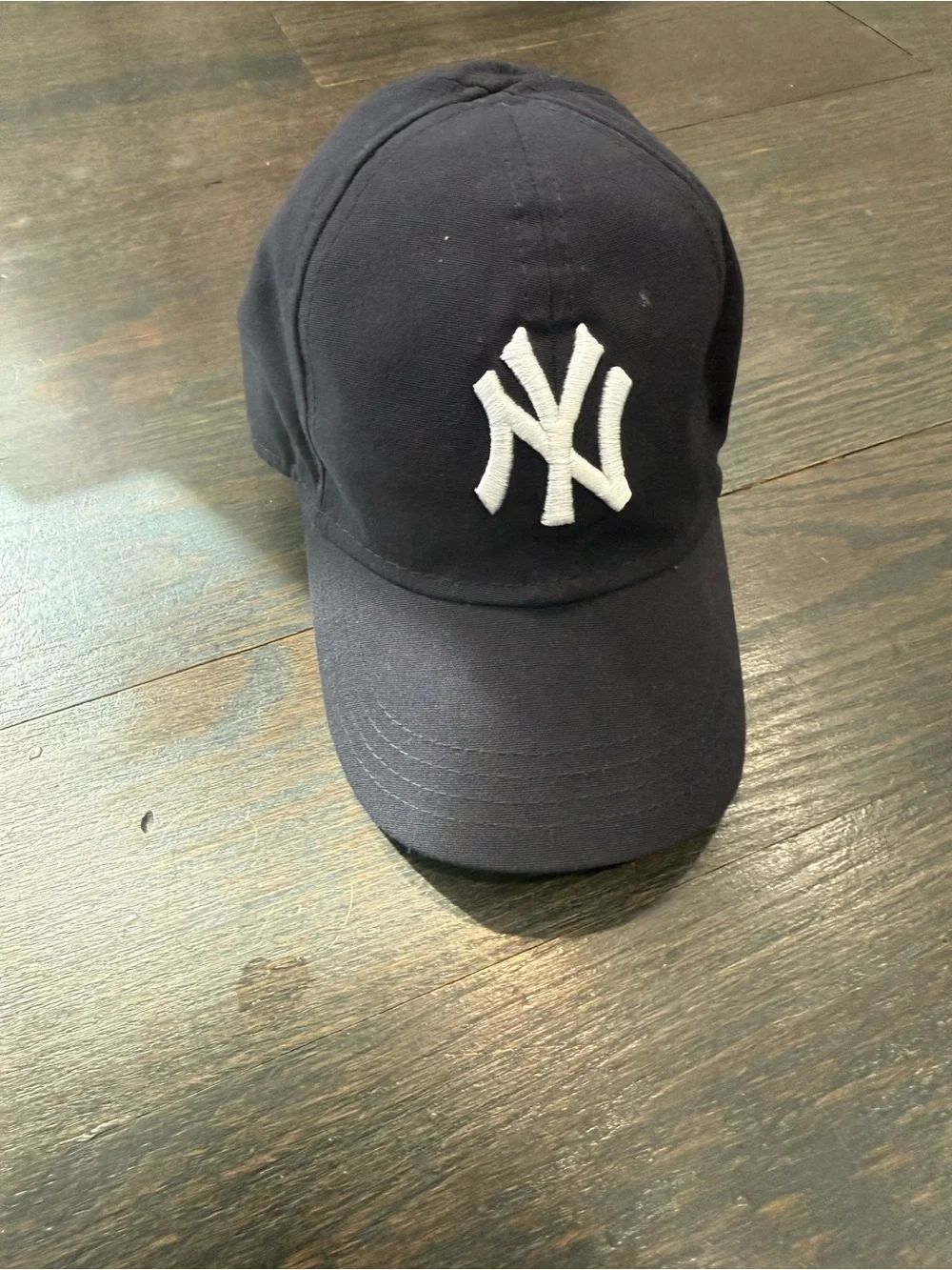 Toddler New Era Navy Cap with White NY Embroidered Logo NEW tags removed